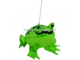 INFLATABLE FROG TOYS WITH LIGHT